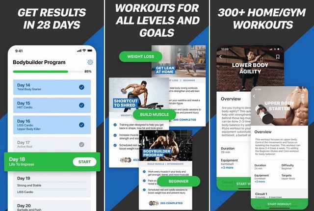 Fitness Buddy Home Gym Workout - meilleure application de musculation