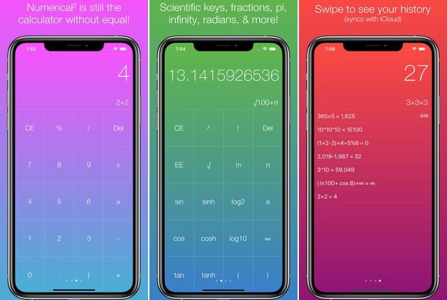 Numerical 2 - application de calculatrice