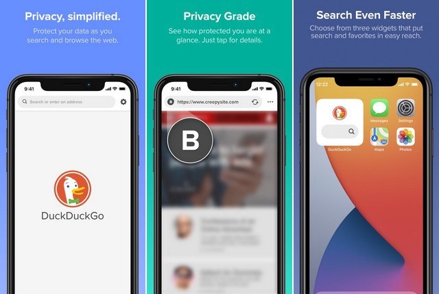 DuckDuckGo - meilleure application de confidentialité