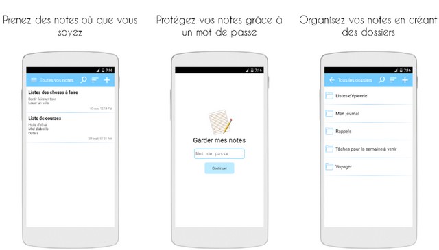 Keep My Notes - application de prise de notes