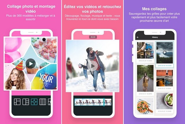 PhotoGrid - application de collage photos
