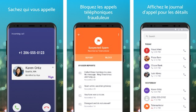 Hiya - meilleure alternative à Truecaller