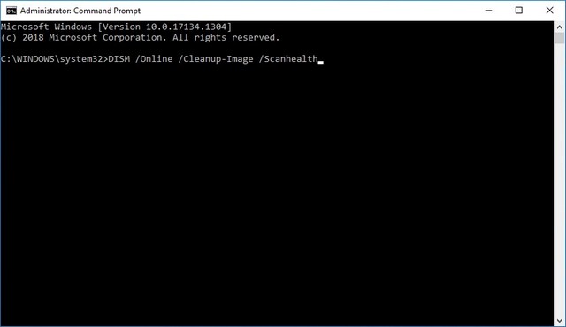 Nettoyer le registre de Windows 10 à l'aide de DISM