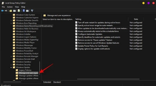 Bloquer la mise à jour de Windows 11