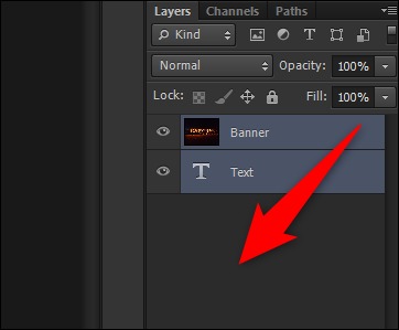 Désélectionner un calque dans Photoshop