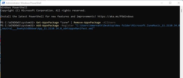 Installer Media Player