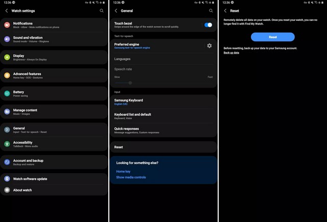 réinitialiser votre smartwatch Samsung