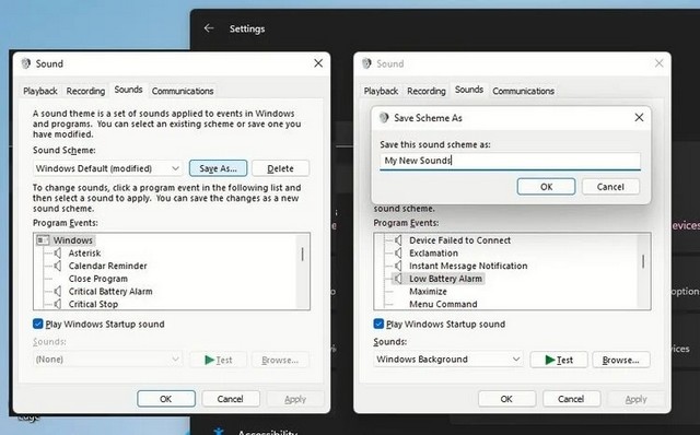 Comment changer votre modèle de sons Windows 11