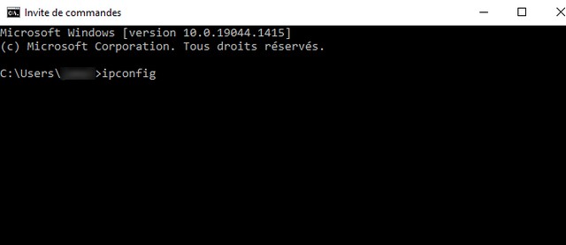 ipconfig