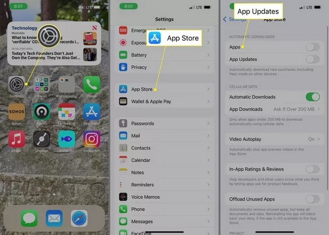 Désactiver les mises à jour automatiques pour les applications