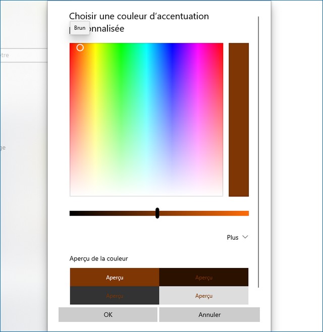 Changer la couleur de la barre des tâches