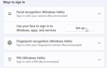 Cliquez sur le bouton Configuration