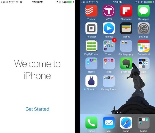 Activation de l'iPhone est terminée