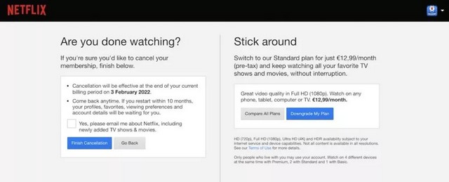 Annuler votre abonnement à un compte Netflix