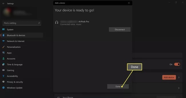 Comment connecter des AirPod à un PC