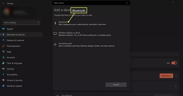 Connecter des AirPod à un PC Windows