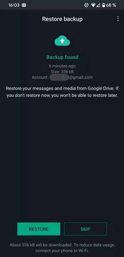 Transférer WhatsApp vers un nouveau smartphone