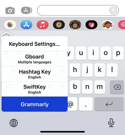 Changer le clavier sur iPhone