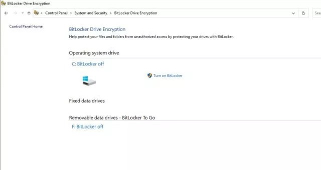 Chiffrement de lecteur BitLocker