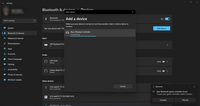 Cliquer sur Ajouter un appareil
