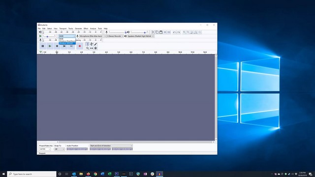 Configurer les entrées audio pour qu'Audacity