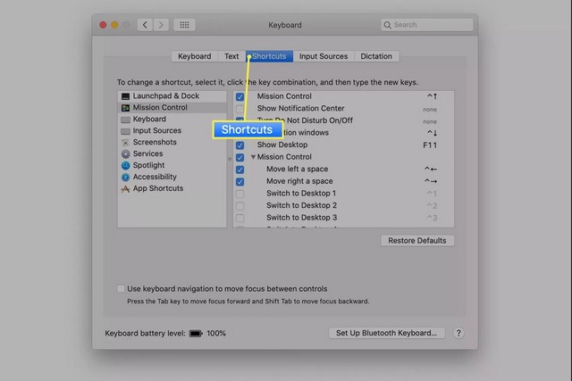 Désactiver VoiceOver sur macos