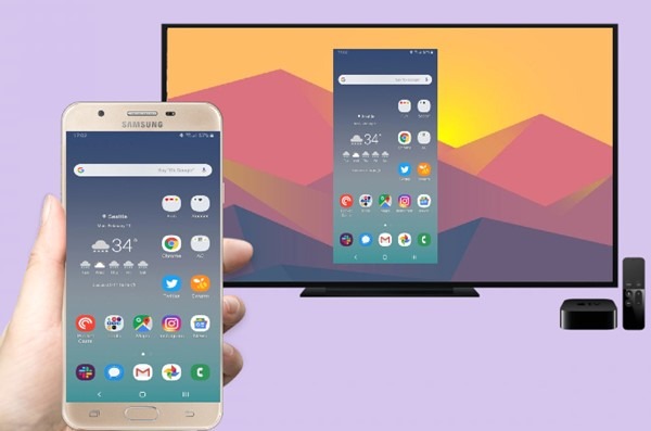Enregistrer à l'aide de la fonctionnalité miroir d'Android