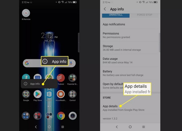 Partager une application Google Play Store