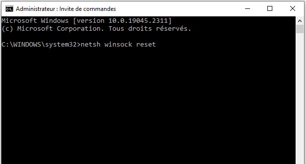 Le WiFi n'a pas de configuration IP valide