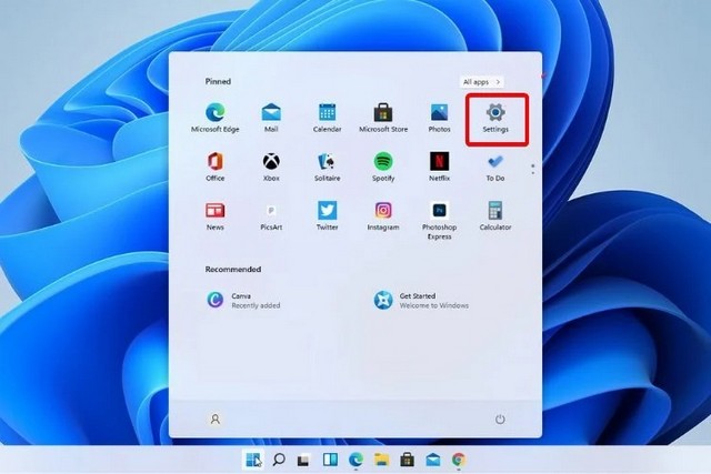 Paramètres Windows 11