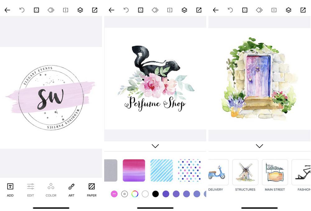 Watercolor Logo Maker
