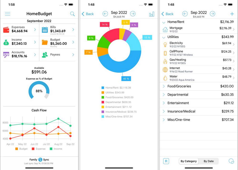 HomeBudget - meilleure application de gestion de budget