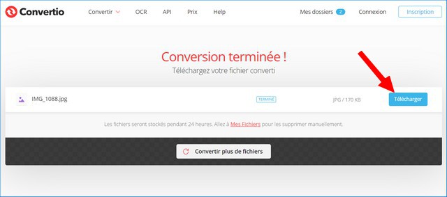 Convertir photo HEIC en JPG gratuitement et en ligne