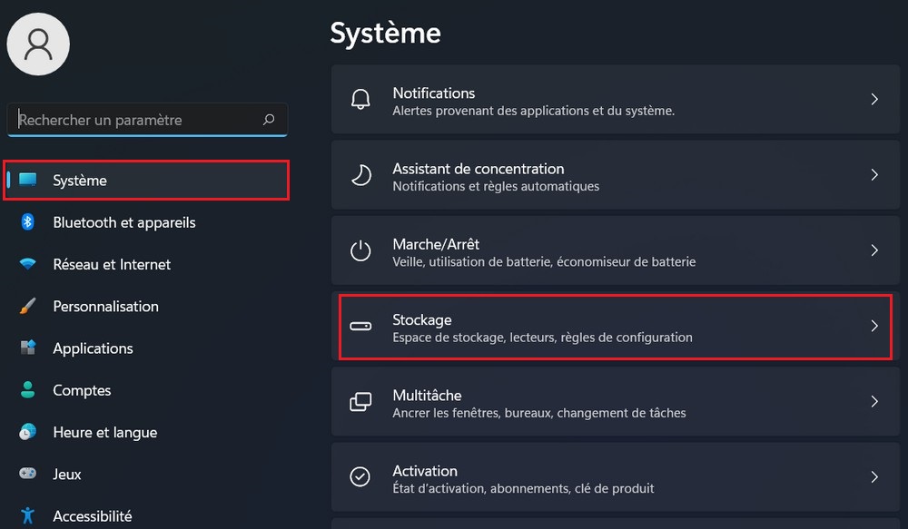 Système Windows 11