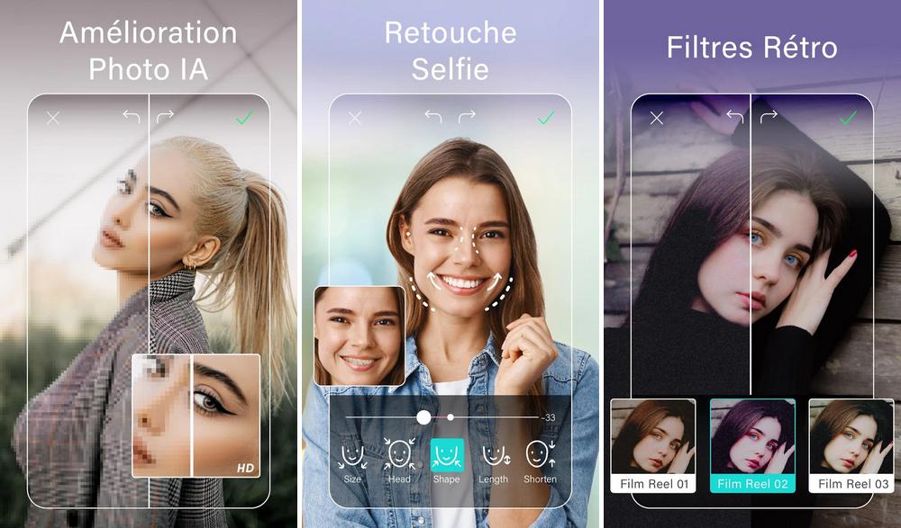 YouCam Perfect - application de filtres photo