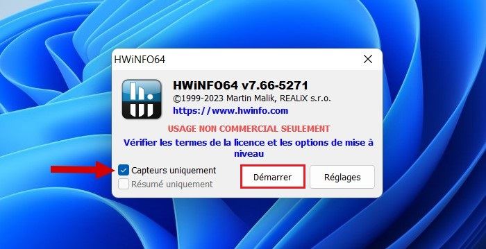 Application HWiNFO