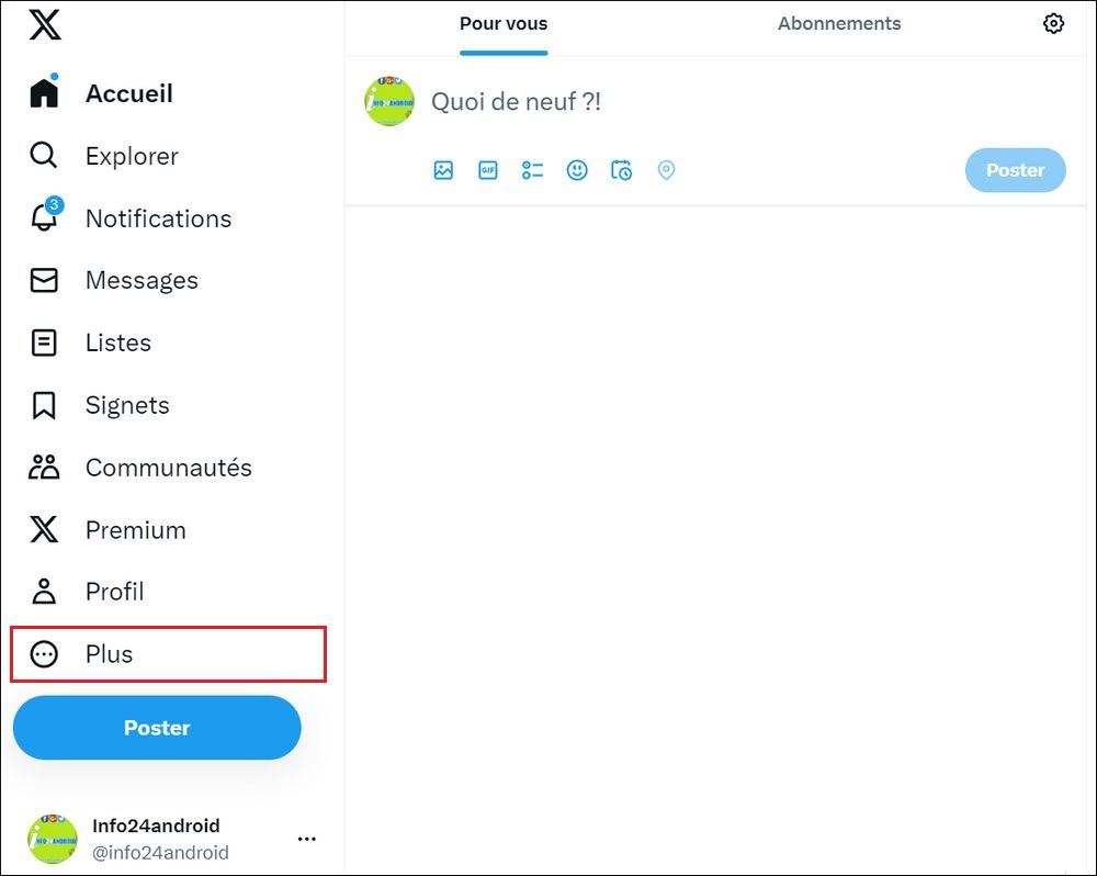 Site Web Twitter