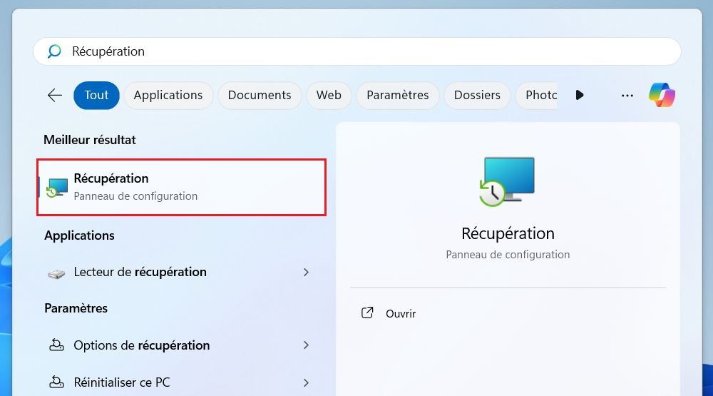 Récupération