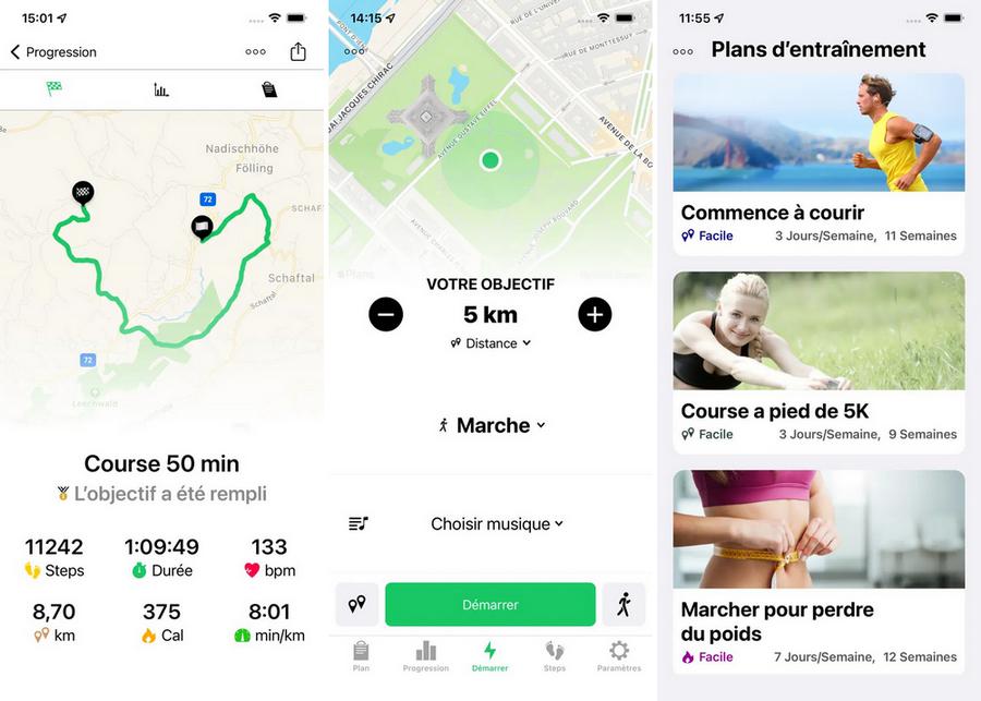 Course à pied Marche Goals GPS