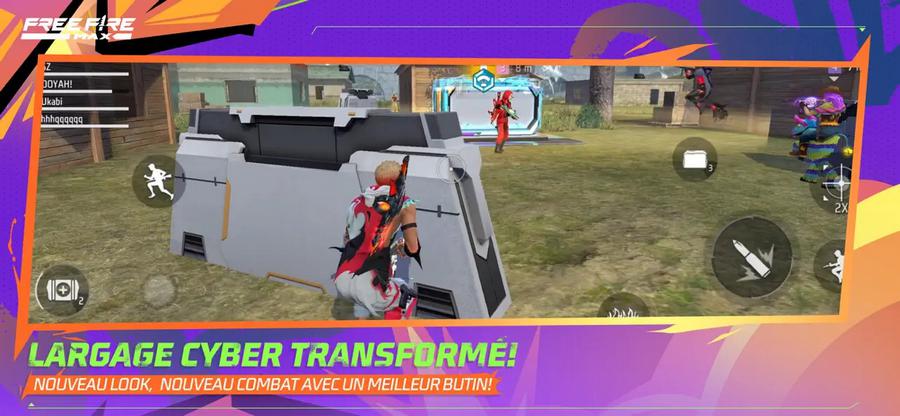 Free Fire MAX - meilleure alternative à Fortnite
