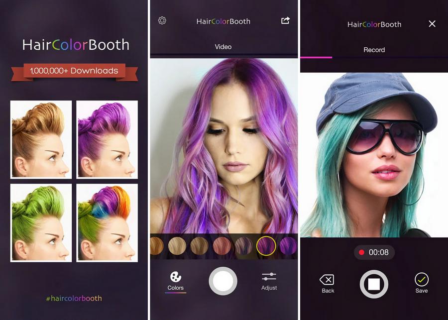 Hair Color Booth