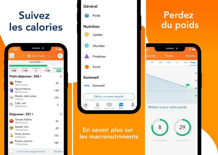 Lose It - application pour compter les calories