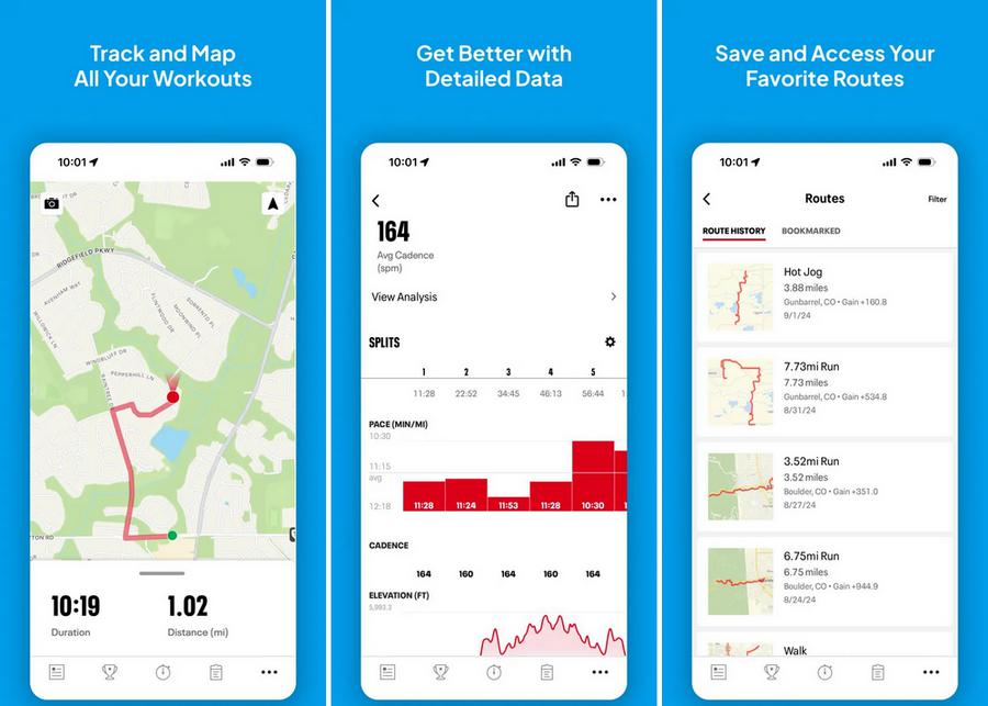Map My Run - meilleure application de running