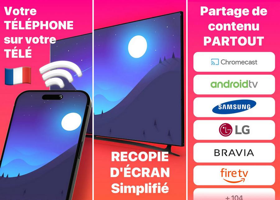 Miroir Écran - Copie Partage TV