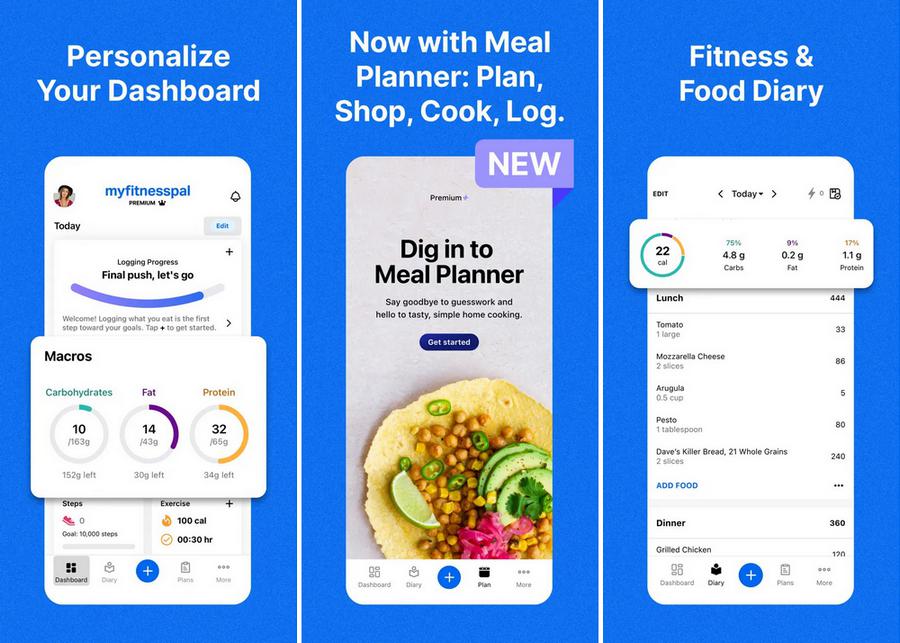 MyFitnessPal - application pour compter les calories