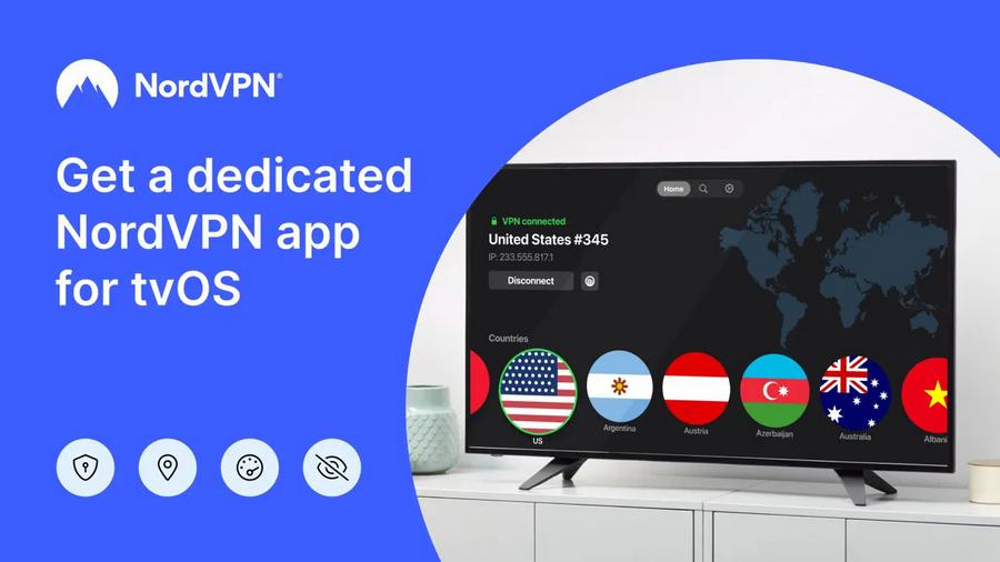 NordVPN - meilleur VPN pour Apple TV