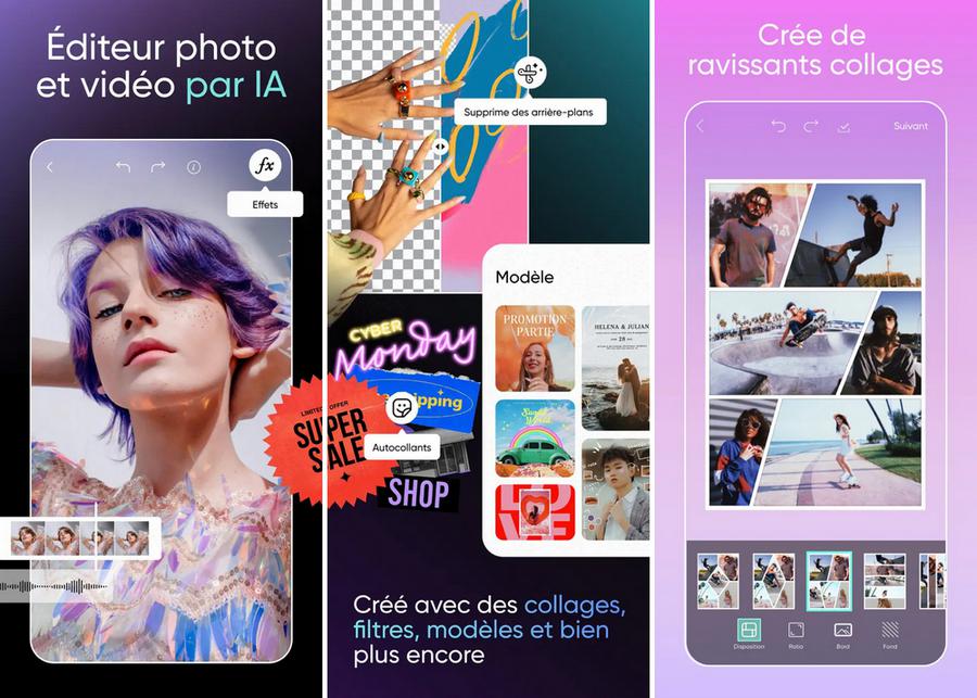 Picsart - application de création de collages