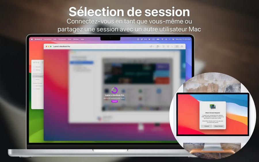 Screens 5 - logiciel de partage d'écran