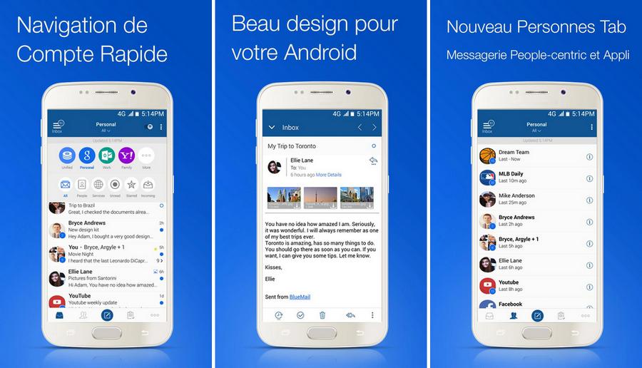Blue Mail - application de messagerie