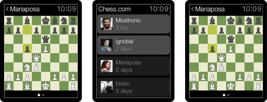 Échecs - meilleur jeu sur Apple Watch